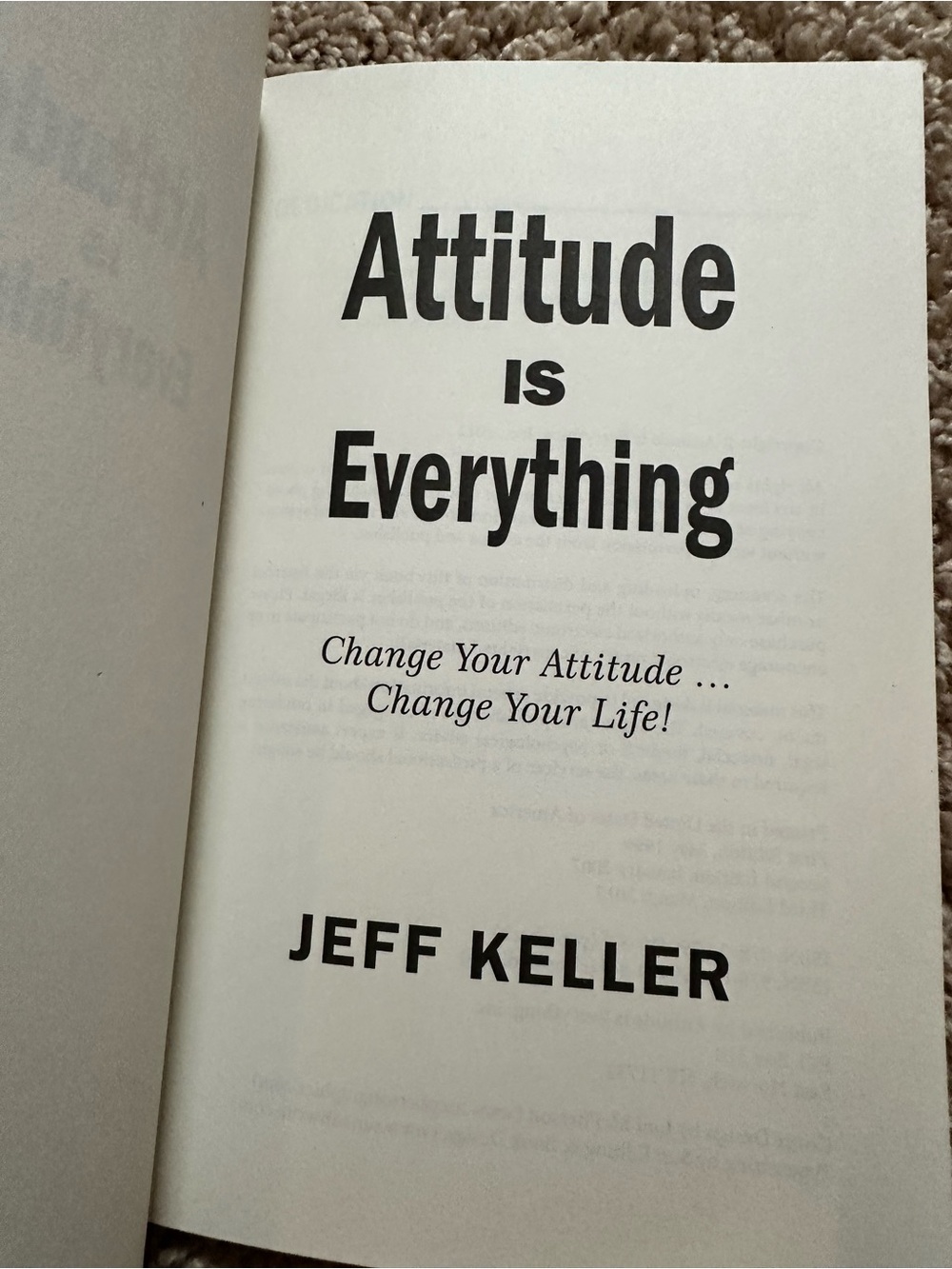 "Here's To Your Success" & “Attitude Is Everything” book lot of 2 - soft covers - Picture 11 of 13